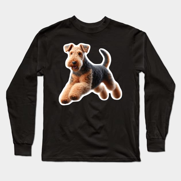 Airedale Terrier Long Sleeve T-Shirt by millersye